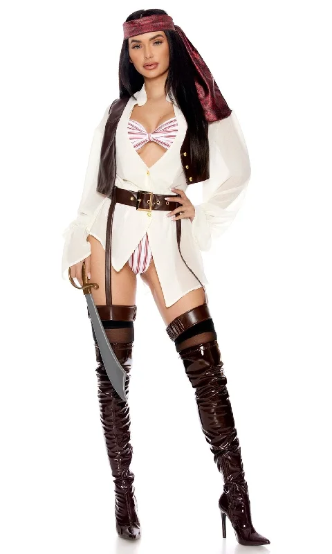 Women's Historical Cosplay Lingerie SetSexy Caribbean Pirate Halloween Costume