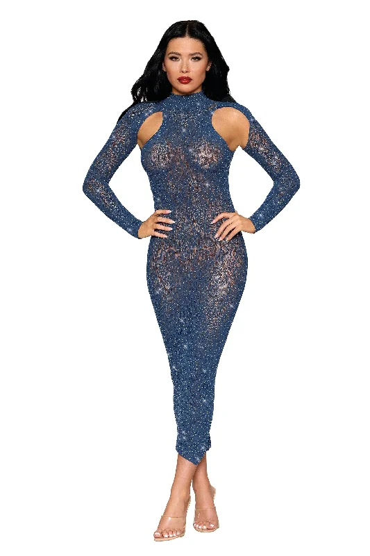 Office - appropriate stockings for workNight Sky Body Stocking Gown