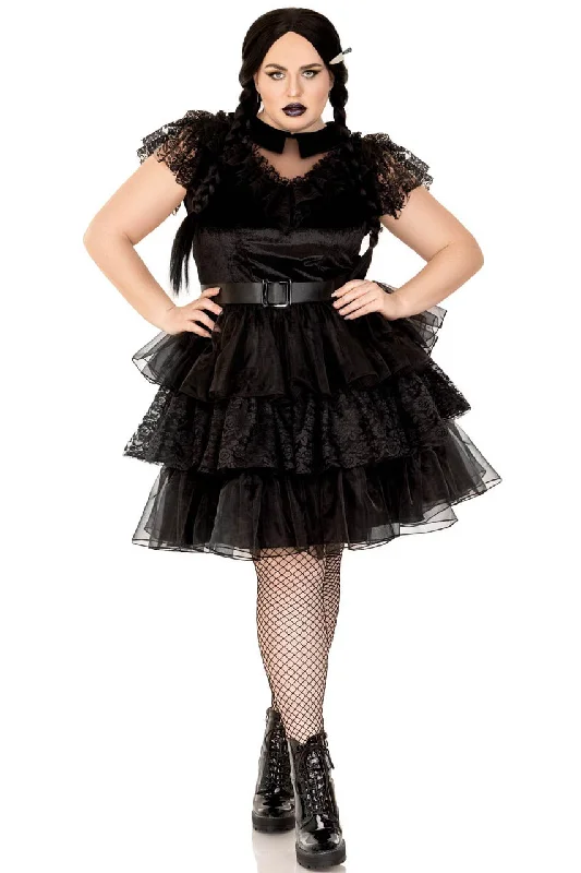 Plus Size Raving Rebel Costume