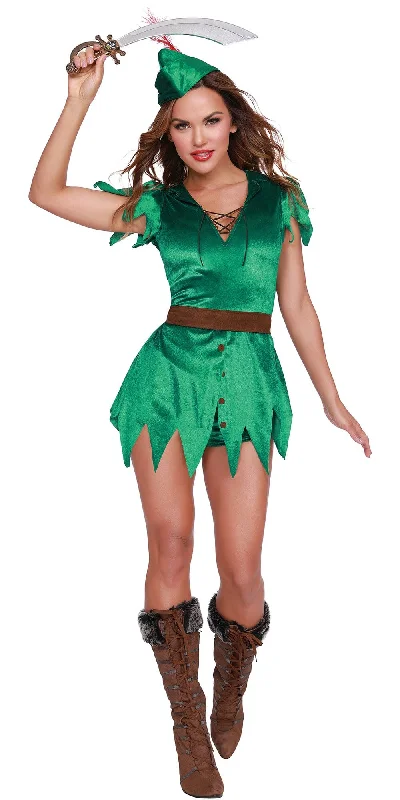 Plus Size Women's Cosplay LingerieSexy Mischief in Neverland Women's Costume
