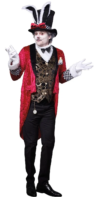 Plus Size Women's Cosplay LingerieSexy White Rabbit Men's Costume