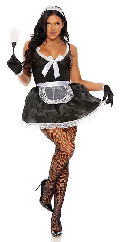 Cosplay Lingerie for WomenSexy Domesticated Goddess French Maid Halloween Costume