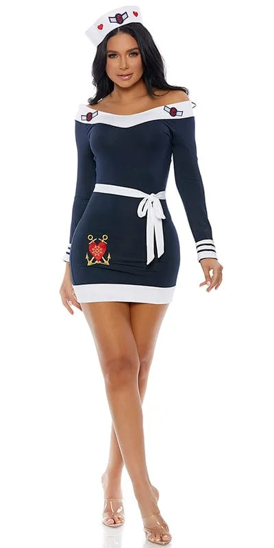 Sexy Female Cosplay UnderwearSexy Ahoy Sailor Halloween Costume