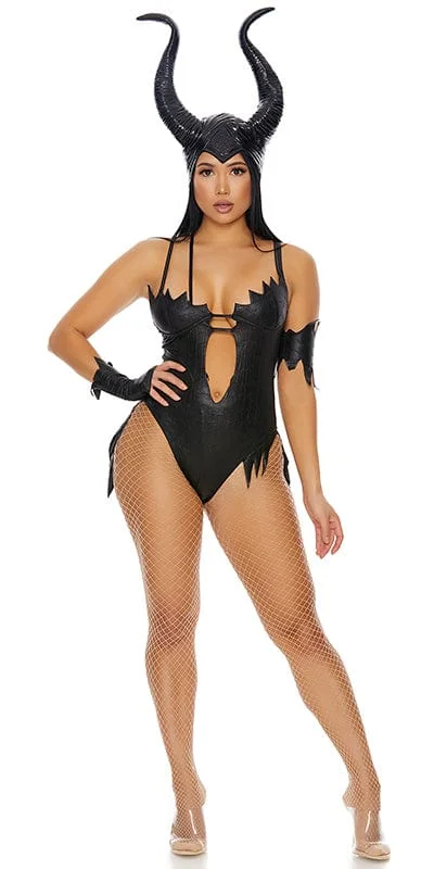 Sexy Mistress of All Evil Villain Costume