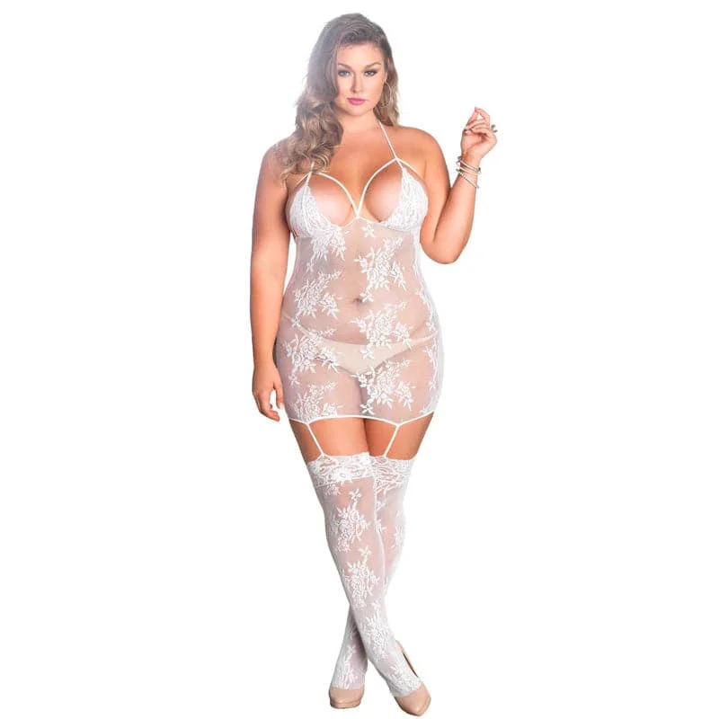 Sexy work - appropriate dresses with a touch of allureLeg Avenue Strappy Suspender Dress UK 16 to 18 Sexy work - appropriate dresses with a touch of allureLeg Avenue Strappy Suspender Dress UK 16 to 18