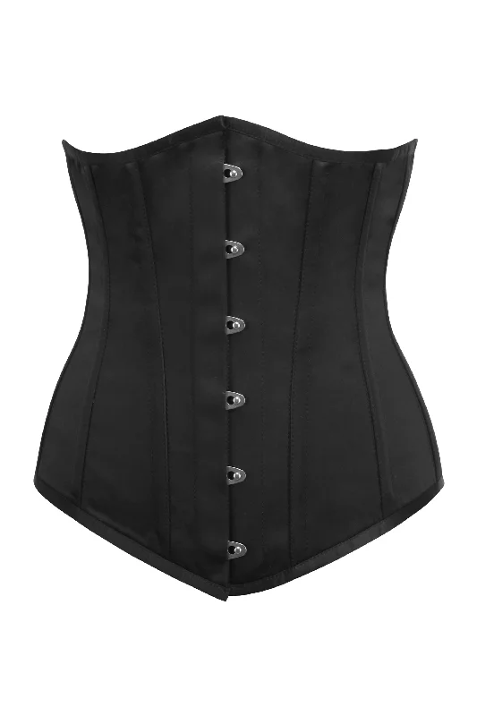 Livia Longline Black Underbust Corset