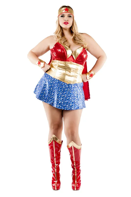 Plus Size Wonder Lady Costume