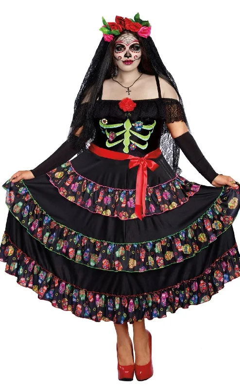Superhero Themed Cosplay Lingerie for WomenSexy Plus Size Lady of the Dead Women's Costume Superhero Themed Cosplay Lingerie for WomenSexy Plus Size Lady of the Dead Women's Costume