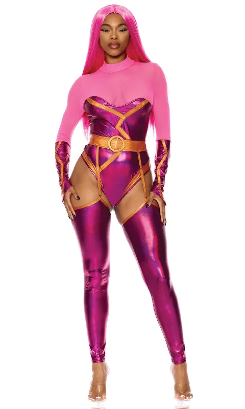 Women's Cosplay Inspired Babydoll LingerieSexy Lava Girl Halloween Costume