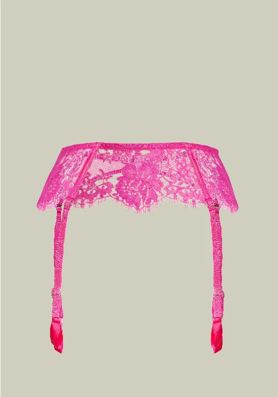 Women's Bridal Lingerie Collection A Night in Marrakech Suspender Belt in Cyclamen