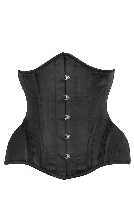 Camroon Black Underbust Corset With Bullet Hip Gore