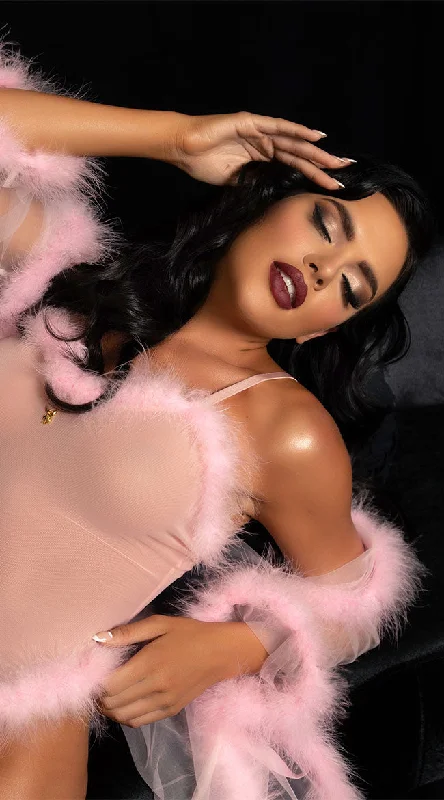 Women's Silk Lingerie Sets Playboy Comfortably Naked Teddy