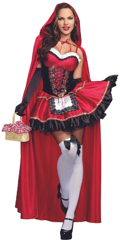 Superhero Themed Cosplay Lingerie for WomenSexy Little Red Women's Costume