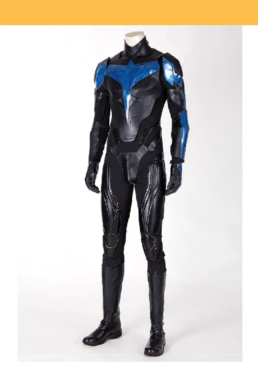 Women's Video Game Character Cosplay LingerieTitans Nightwing PU Leather Cosplay Costume Women's Video Game Character Cosplay LingerieTitans Nightwing PU Leather Cosplay Costume
