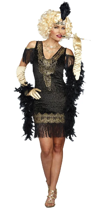 Women's Cosplay Roleplay SleepwearSexy Swanky Flapper Women's Costume