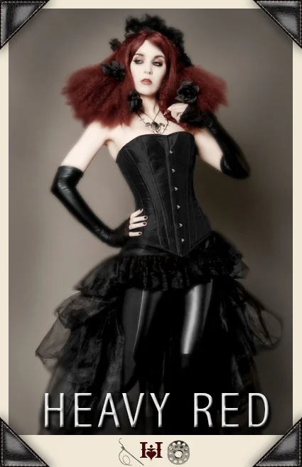 Wedding - style bustiers for bridesmaids or special eventsLife of Shadows Noir Corset