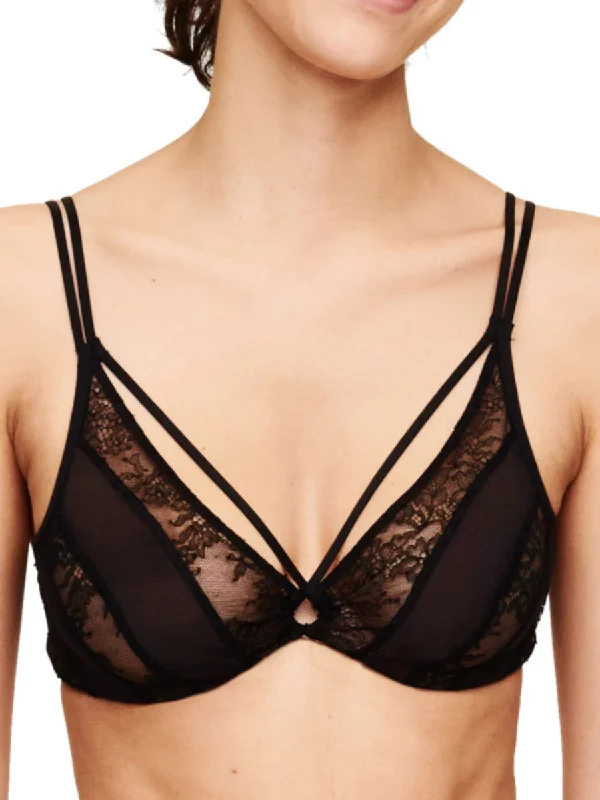 Women's Maternity Lingerie Mystery Plunge Bra - Black