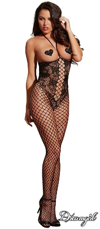 Winter - wear stockings for cold weatherOpen Bust Lace and Fishnet Bodystocking Black Winter - wear stockings for cold weatherOpen Bust Lace and Fishnet Bodystocking Black