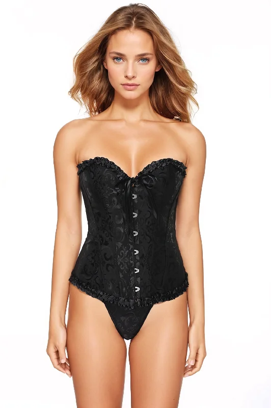 Polka - dot bustiers for a fun and retro appearanceSnatched Waist Corset