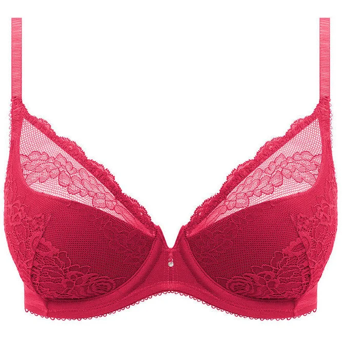 Wacoal Ravissant UW Plunge Bra - Scarlet