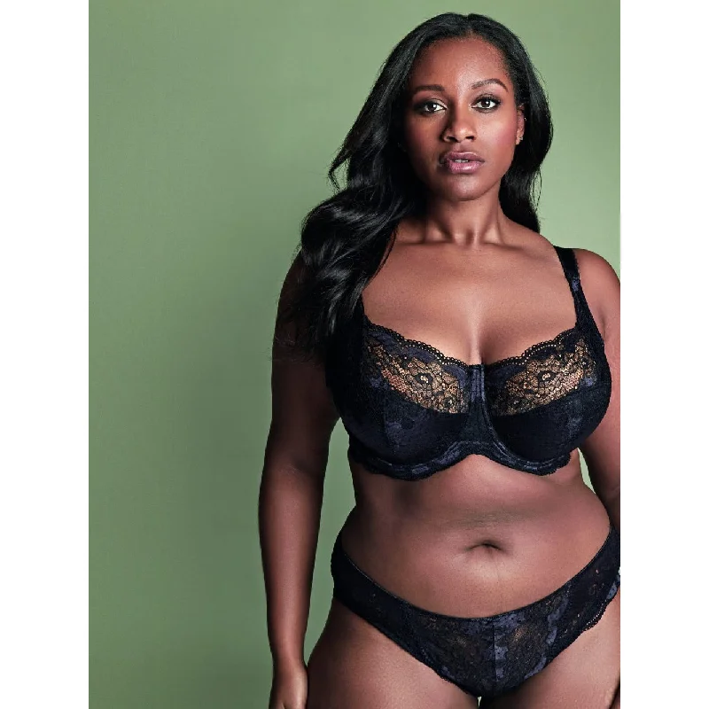 Panache Clara Full Cup Charcoal/Black