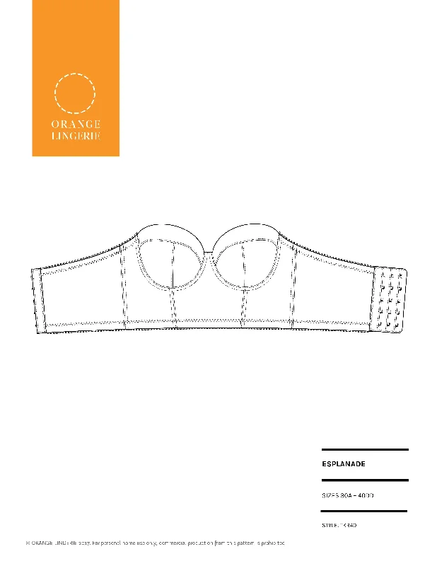 Esplanade Bra PDF Sewing Pattern