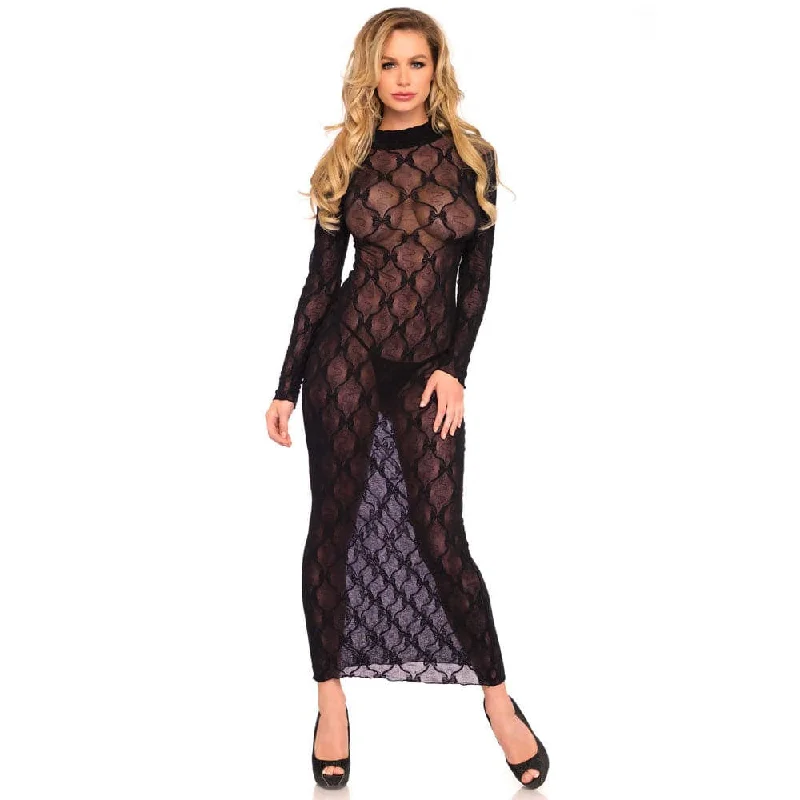 White sexy dresses for a pure and innocent charmLeg Avenue Long Sleeved Long Dress UK 8 to 14 White sexy dresses for a pure and innocent charmLeg Avenue Long Sleeved Long Dress UK 8 to 14