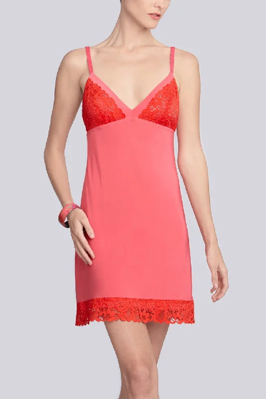 women lounge dress with a high - low hem for a modern styleFemme Chemise with Cups - Cosmo women lounge dress with a high - low hem for a modern styleFemme Chemise with Cups - Cosmo