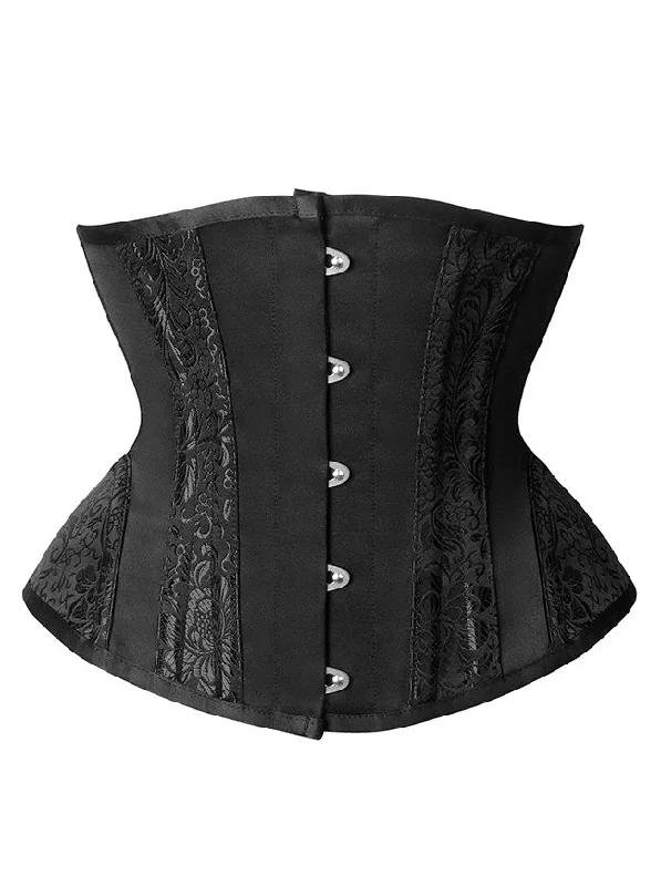 Retro - 1950s corsets with a cinched waistUnderbust Corset Women's Heavy Duty Steel Boned Hourglass Waist Trainer Body Shaper