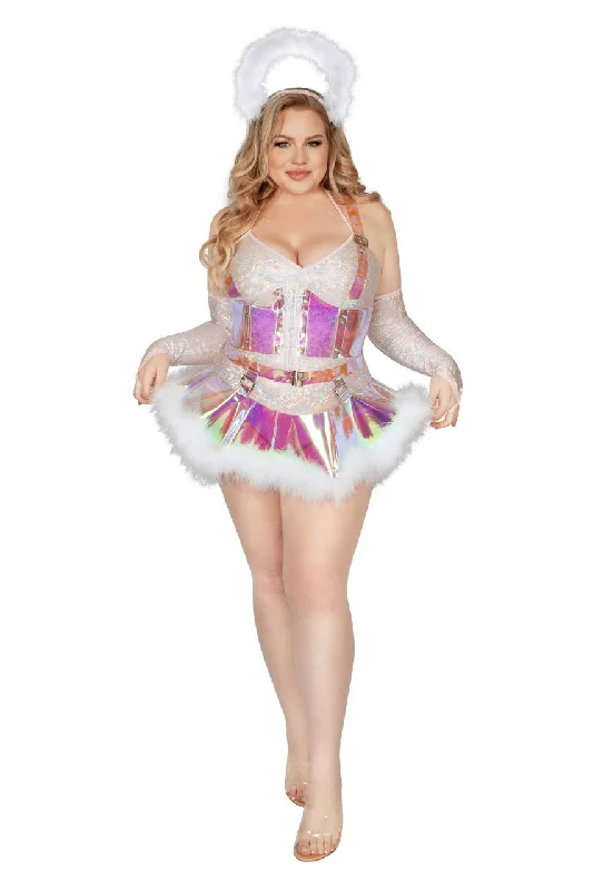 Plus Size Rave Angel Costume