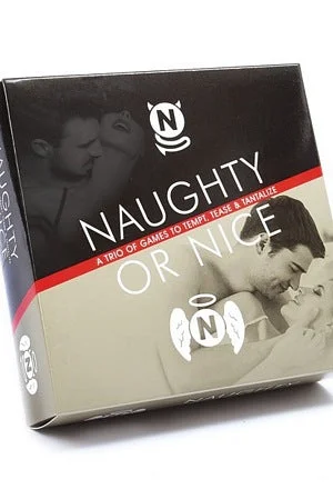 Women's Silk Lingerie SetsNaughty Or Nice Trio Of Games
