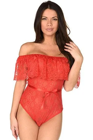 Plus Size Lace Lingerie for WomenSenorita Lace Teddy