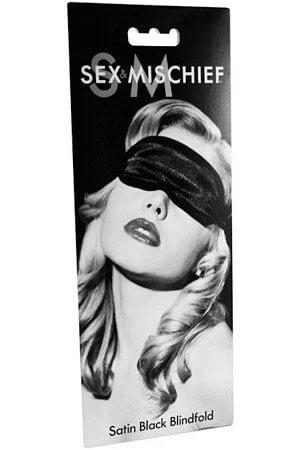 Boho Chic Lingerie for WomenSex And Mischief Satin Blindfold