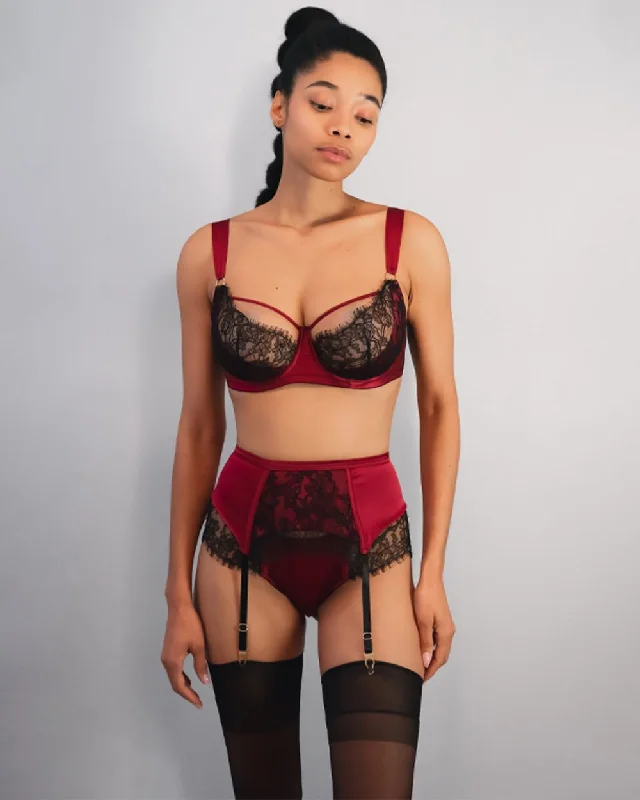 Boho Chic Lingerie for WomenDusk Leavers Lace Bra
