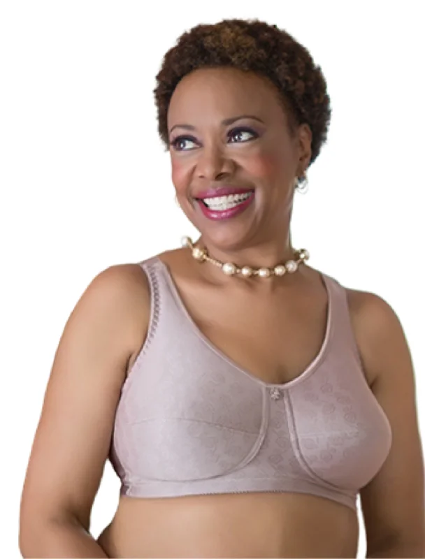 Women's bras with a cooling fabricAmerican Breast Care 103 Rose Bra Cocoa | ABC Mastectomy Bra