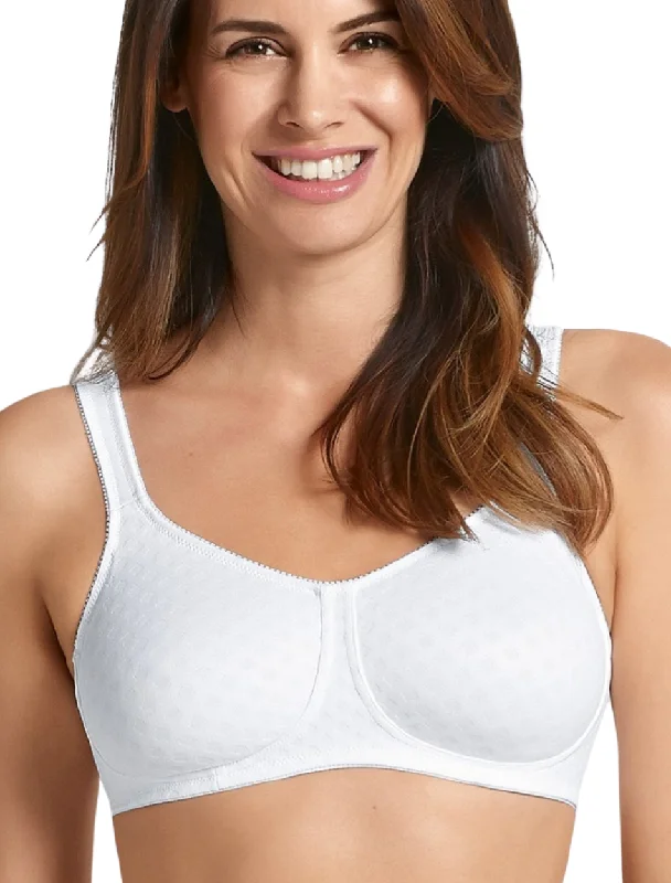 Women's black bras for a classic lookAnita Lisa Wire Free Mastectomy Bra White | White Mastectomy Bra