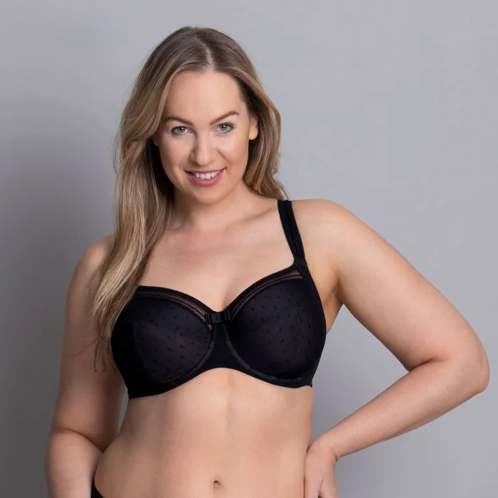 Women's bras with a cotton - polyester blendAnita Rosa Faia Emily Big Cup Bra with Underwire, Black