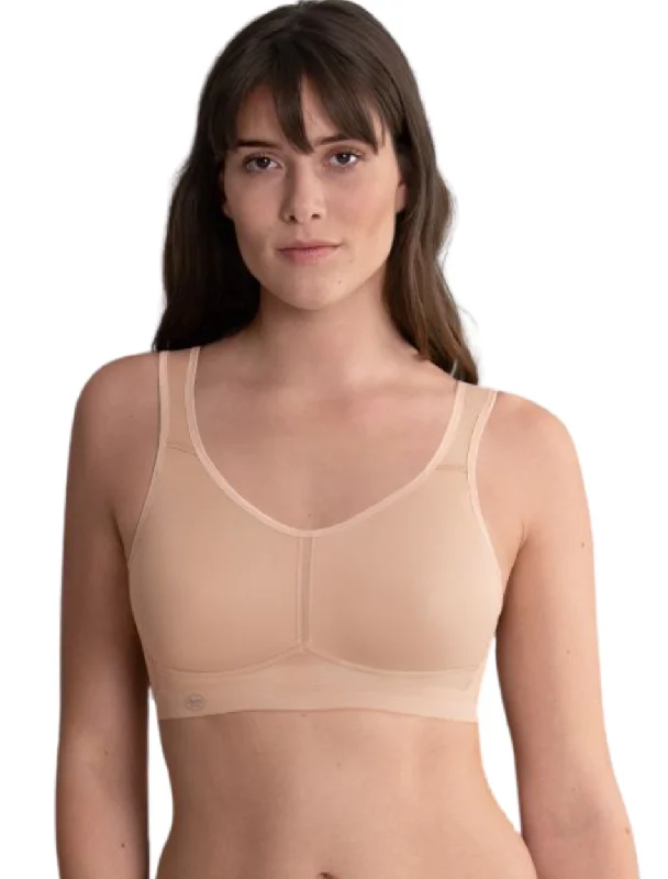 Women's white bras for a clean appearanceAnita Vivana Active Wire Free Sports Bra Skin | Anita Mastectomy Sports Bra