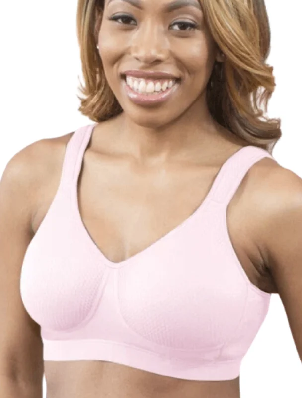 Women's bras with a lace overlayABC American Breast Care Seamless Massage Bra, Pink | Pink Massage Bra ABC | Pink America Breast Care Massage Bra