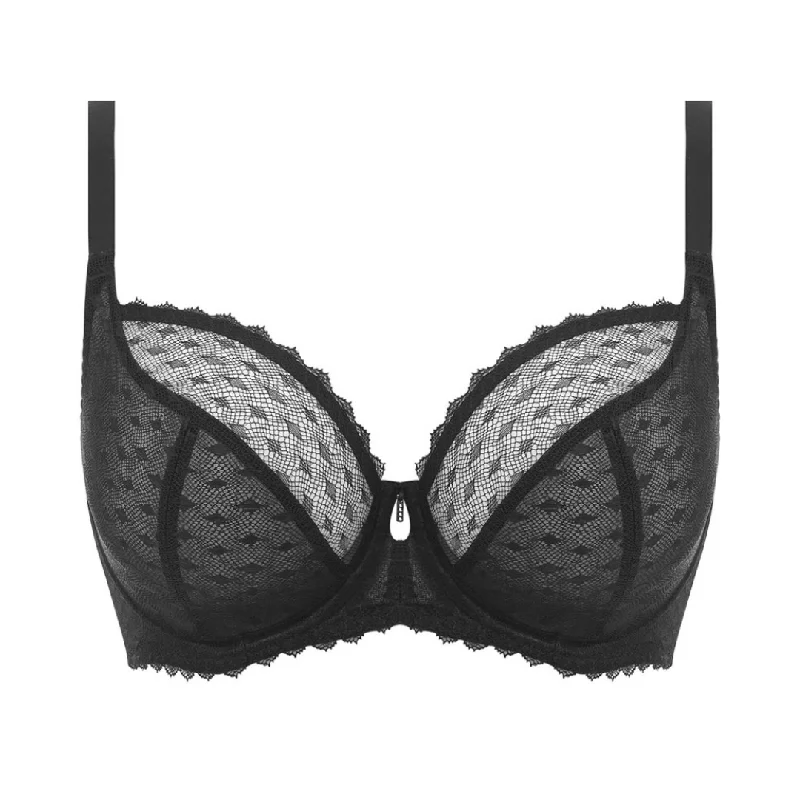 Women's balconette bras with lace trimFreya Signature Plunge Bra