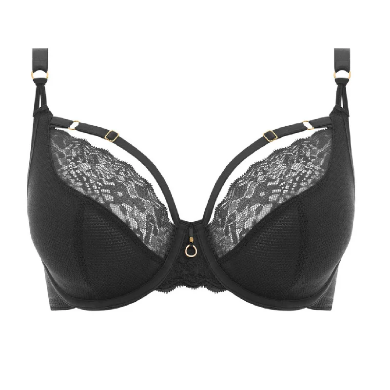 Women's geometric - patterned brasFreya Temptress Plunge Bra