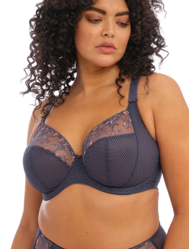 Elomi Charley Underwire Plunge Bra, Storm | Elomi Bra Storm