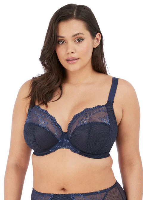 Elomi Charley Underwire Plunge Stretch, Navy