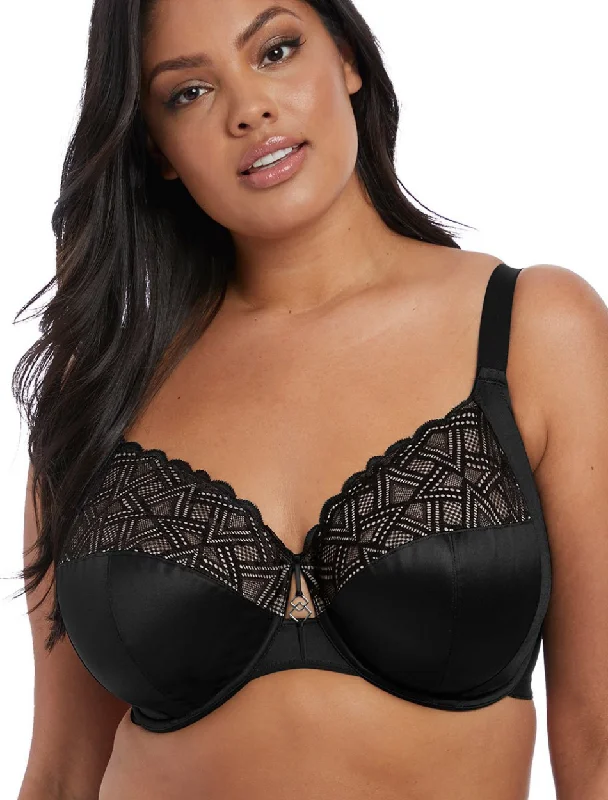 Elomi Lydia Underwire Bandless Bra, Black