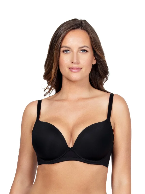 Emma Plunge Molded Bra - Black - P5490