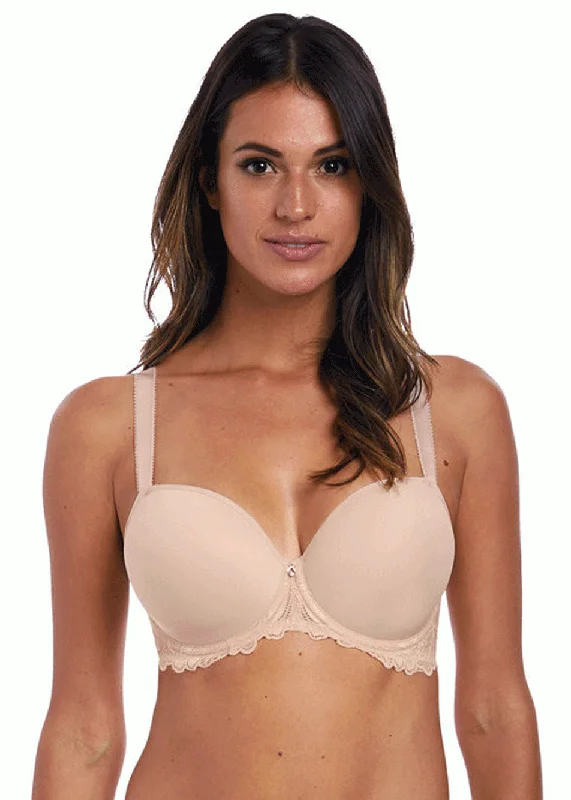 Women's floral - patterned brasFantasie Memoir Bras Underwire Molded T-Shirt Bra, Natural Beige