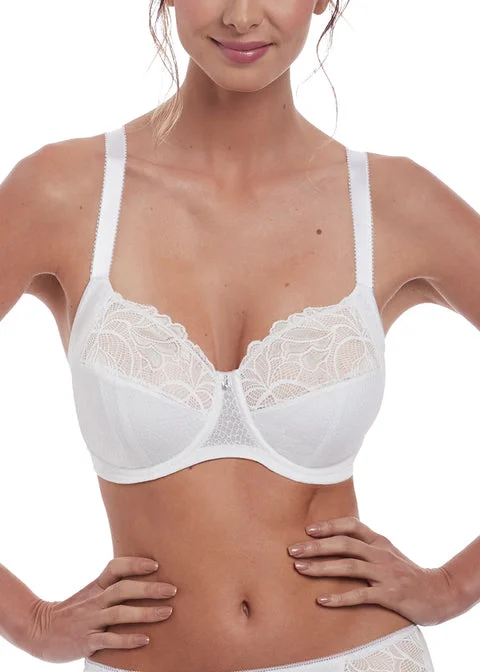 Fantasie Memoir Underwire Full Cup Bra With Side Support Bra, White