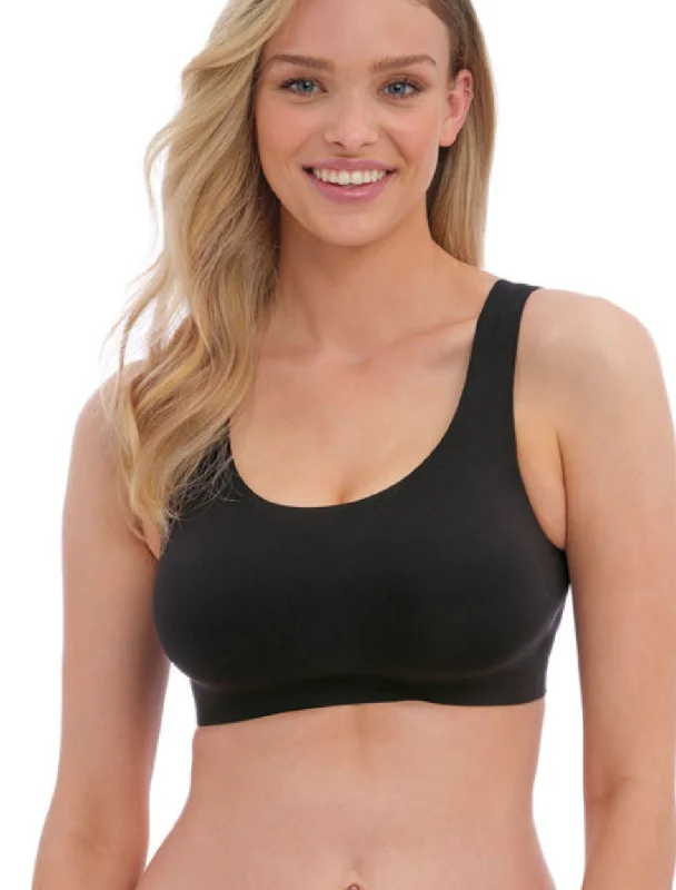 Fantasie Smoothease Non Wired Bralette, Black | Black Bralette | Fantasie Bralette