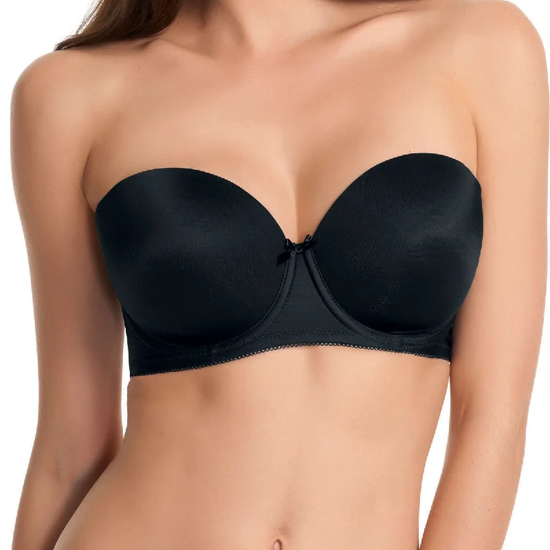 Women's bras with a contoured cup designFreya Deco Underwire Molded Strapless Bra, Black Women's bras with a contoured cup designFreya Deco Underwire Molded Strapless Bra, Black