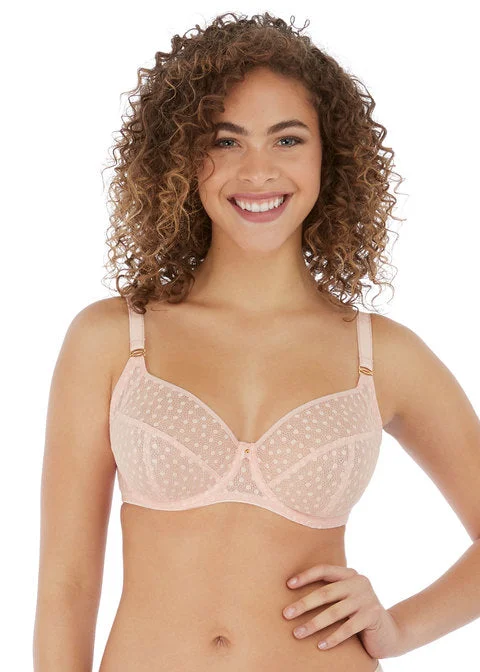 Women's nursing bras with easy - access clipsFreya Starlight Underwire Hero Balcony Side Support Bra, Rose Water